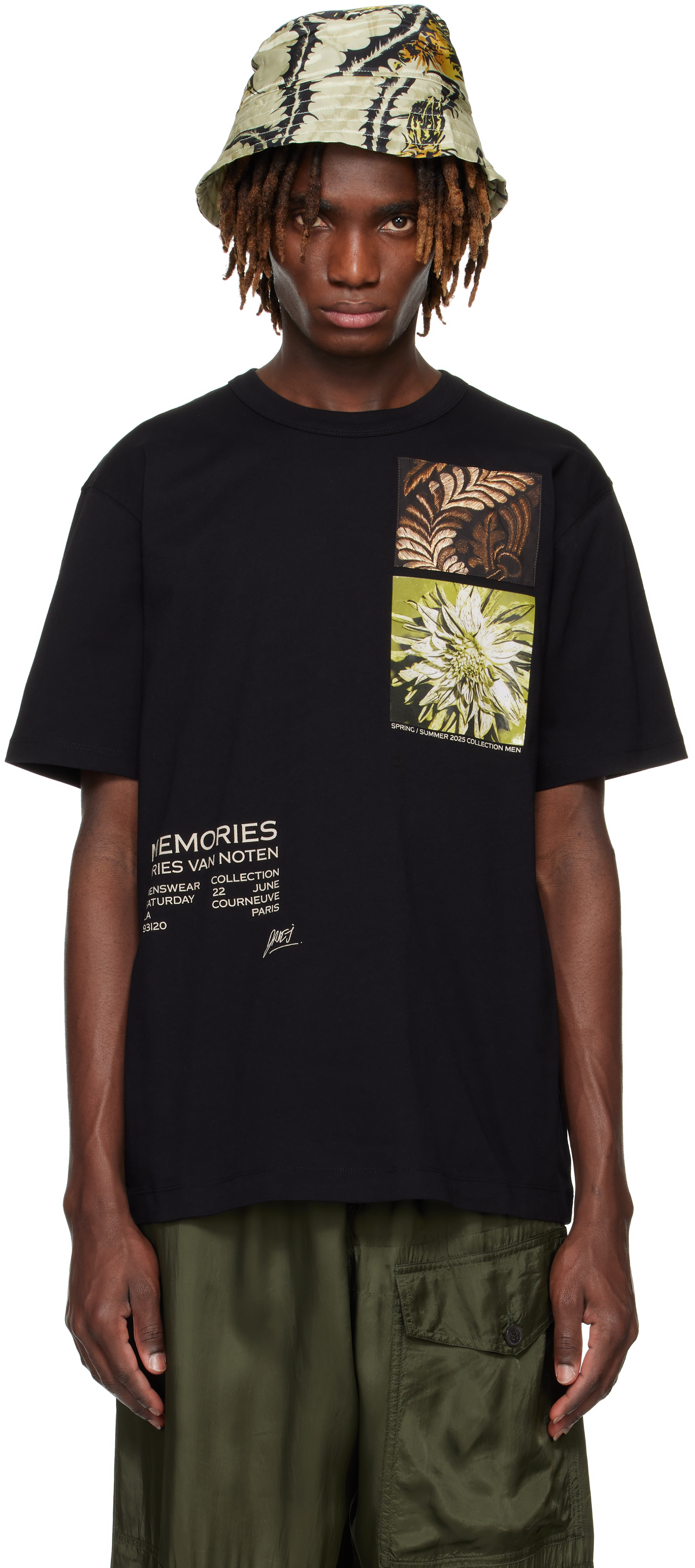 Black Show T-shirt by Dries Van Noten on Sale