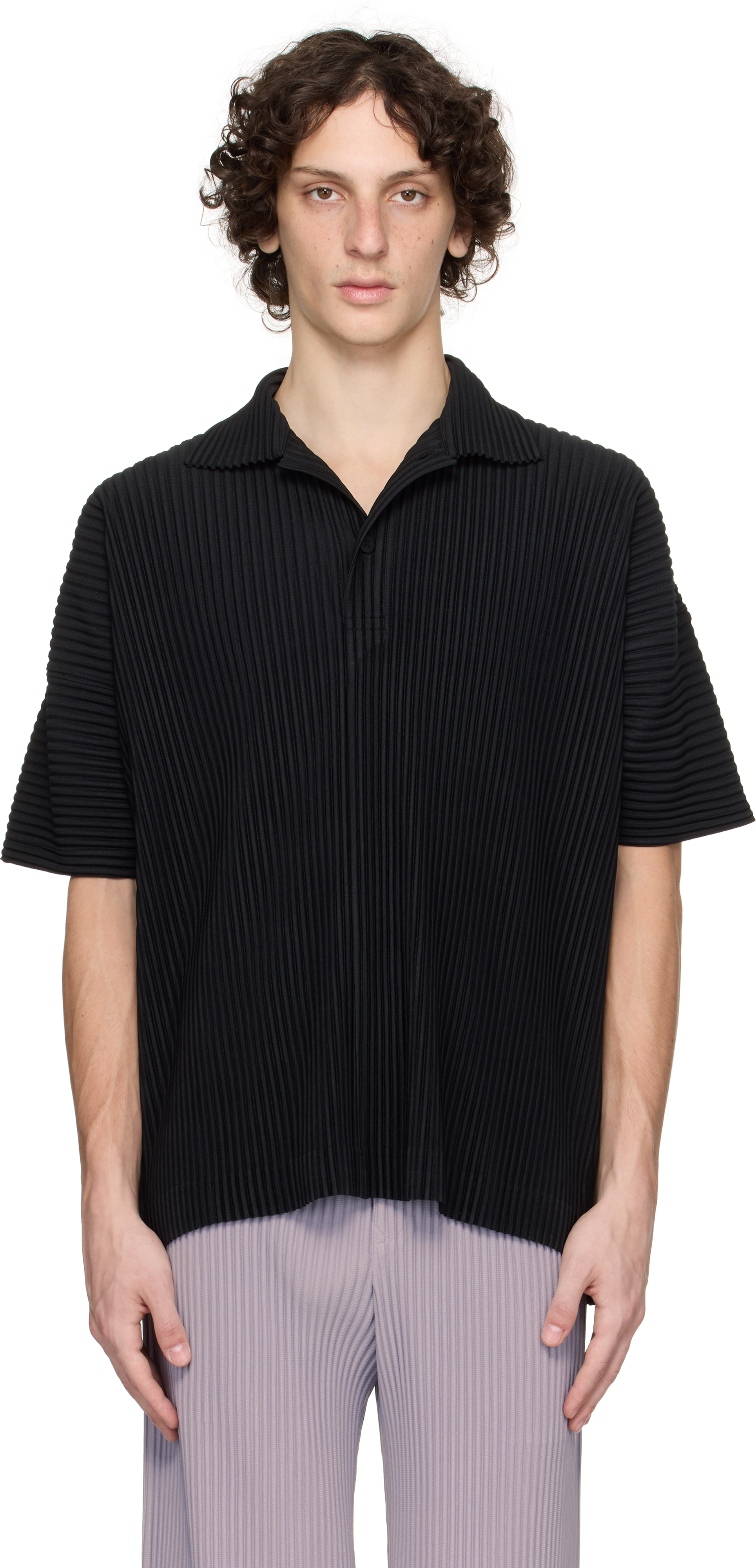 Homme Plissé Issey Miyake tops for Men | SSENSE