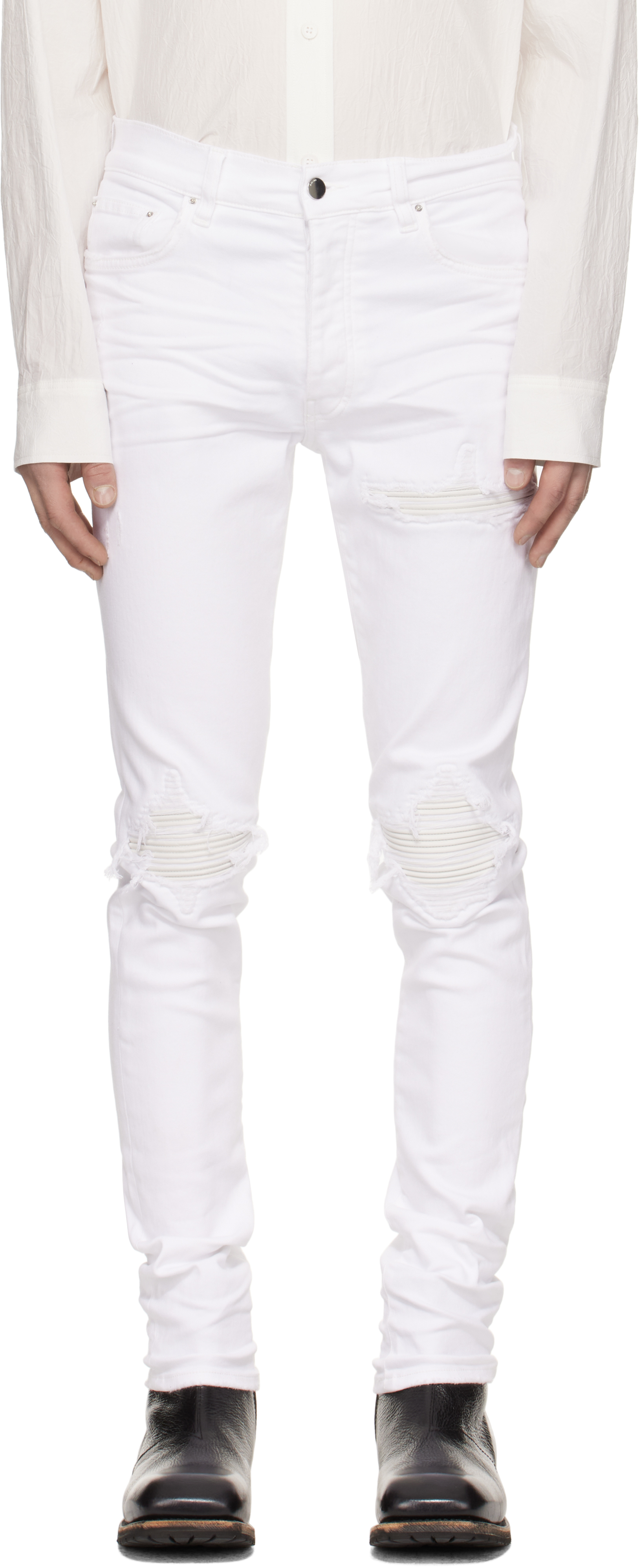 AMIRI: White MX1 Jeans | SSENSE