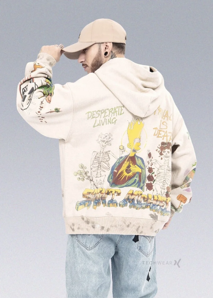 Saint Michael SM Graffiti Hoodie