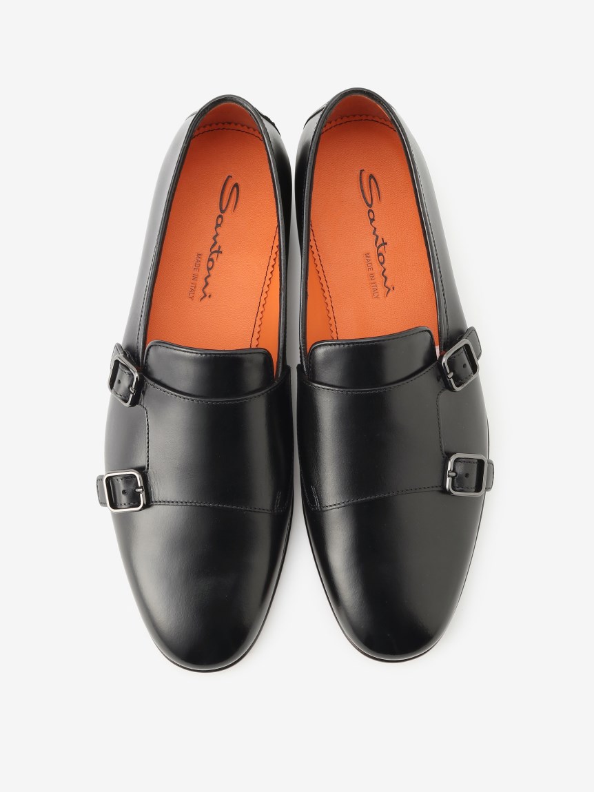 CARLOS】ダブルモンクストラップシューズ（シューズ）｜SANTONI