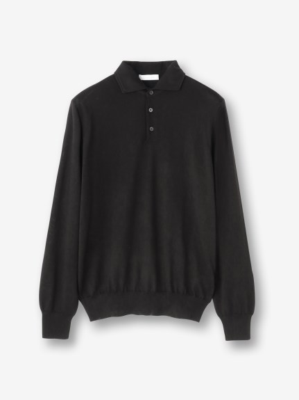 ウールシルクカシミヤニットポロシャツ（ニット）｜Cruciani