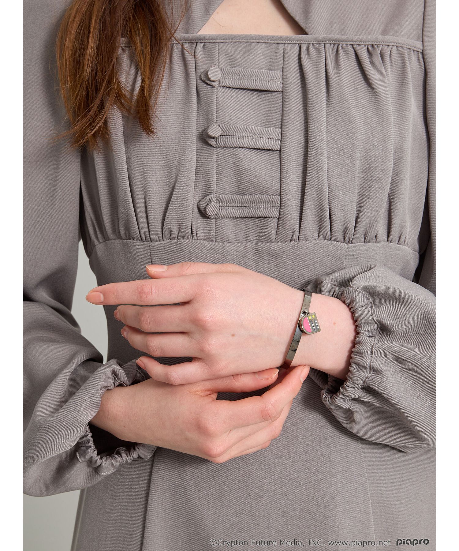 初音ミク　モチーフブレスレット 初音ミク＆piapro characters』ワインドコードブレスレット- 巡音