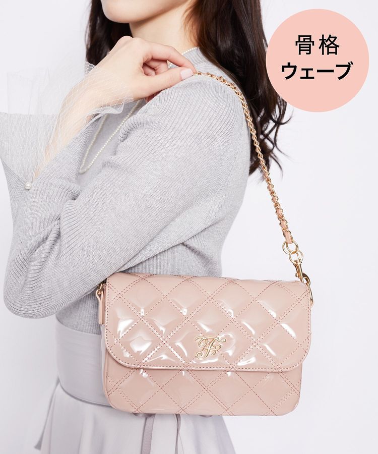 キルティングエナメルバッグ/Maison de FLEUR（メゾン ド フルール）の