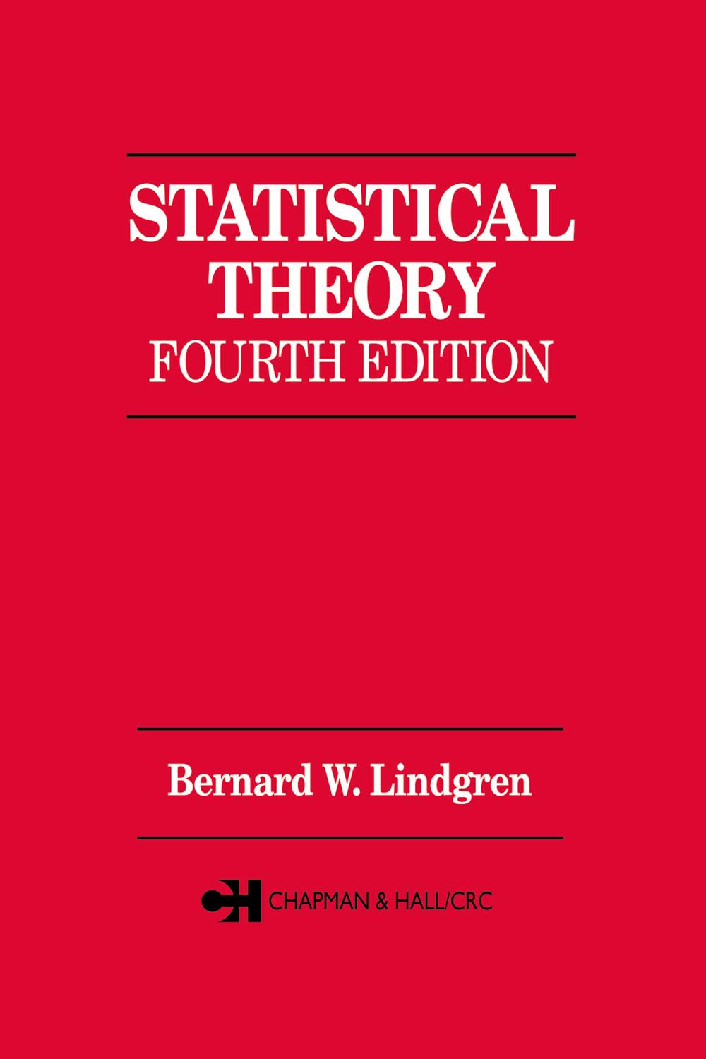 PDF] Statistical Theory by Bernard Lindgren | 9780412041815