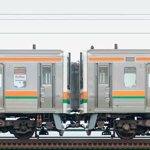 JR東海静岡車両区313系2300番台W7編成＋211系5000番台SS5編成（山側