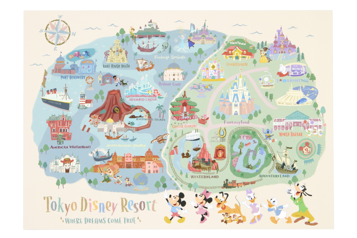東京ディズニーリゾート】7月は新発売ラッシュ！パークのマップを