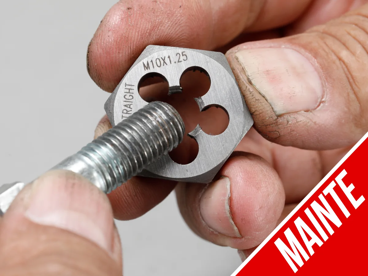 ワンオフ工作はもちろん、ネジの修正や応急処置にも役立つタップダイス