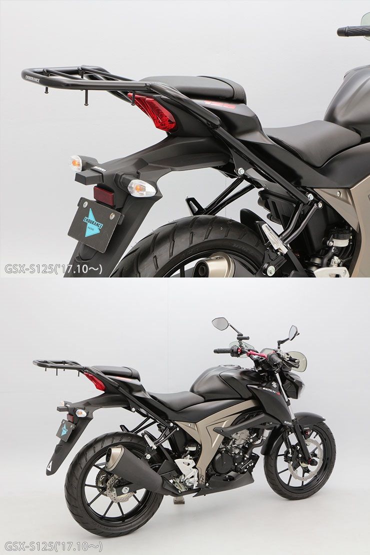 Webike | ENDURANCE エンデュランス タンデムグリップ付きリアキャリア