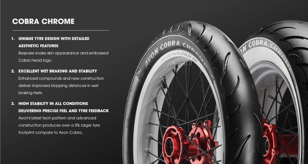 Webike | AVON エイボン Cobra Chrome AV92 WW【150/80B16 77V REINF