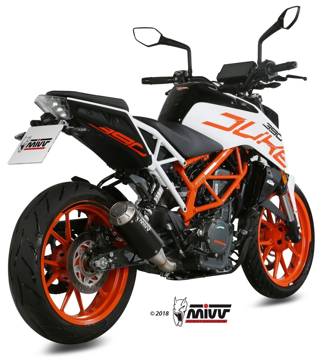 Webike | MIVV ミヴ MK3 スリップオンマフラー DUKE 125(KT.019.SM3B
