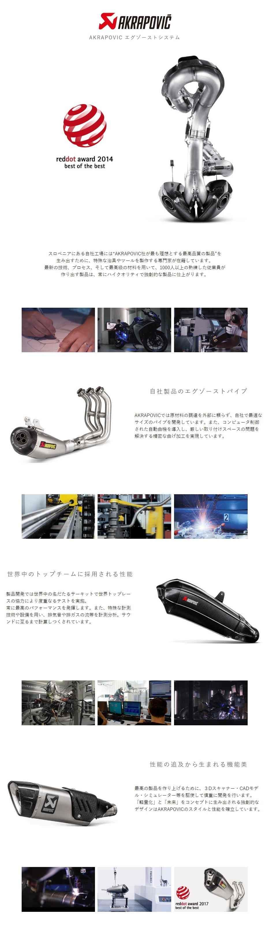 Webike | AKRAPOVIC アクラポビッチ レーシングライン(4-2-1) フル