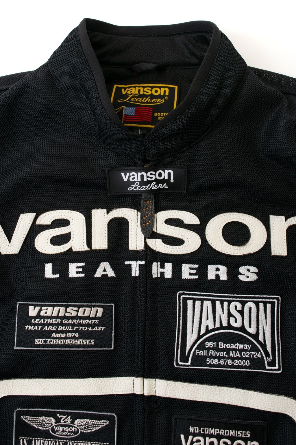 Webike | VANSON バンソン メッシュライダースジャケット(VS25105S