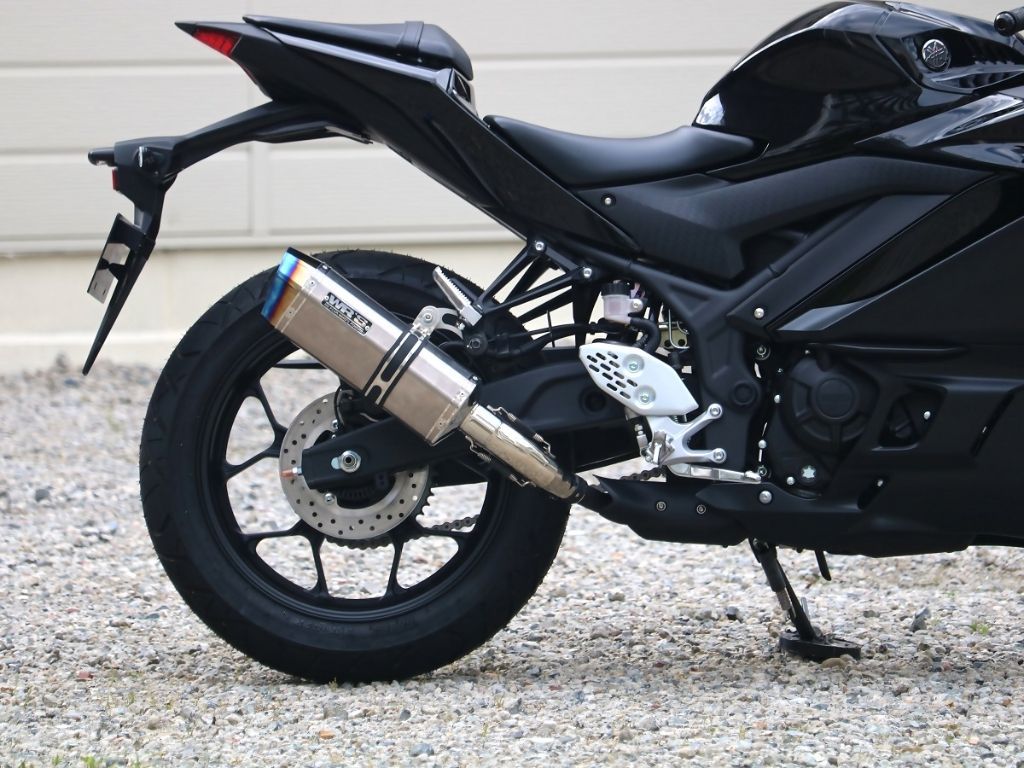 Webike | WR'S ダブルアールズ リアエキゾースト スリップオンマフラー