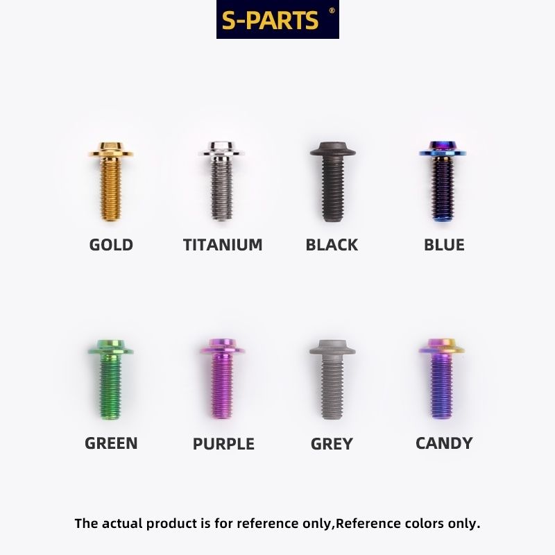 Webike | S-PARTS エスパーツ ハンドルバクランプ用チタンボルトセット