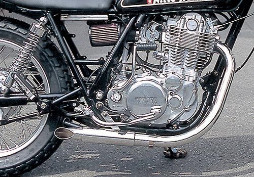 Webike | NitroHeads ナイトロヘッズ ターンアウトマフラー SR(NT0264