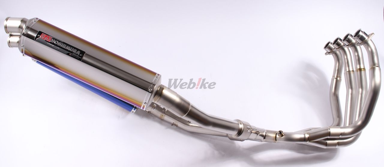 Webike | YOSHIMURA ヨシムラ Tri-Ovalチタンサイクロン 2エンド