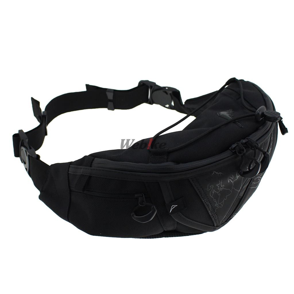 Webike | KUSHITANI クシタニ ウエストバッグ K-3585B(K-3585B-BKOUT-F