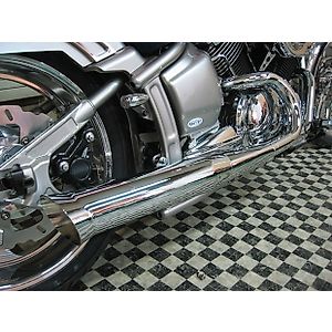 極太フレアカット2IN1マフラー110Φ - KENTEC(ケンテック) | バイク