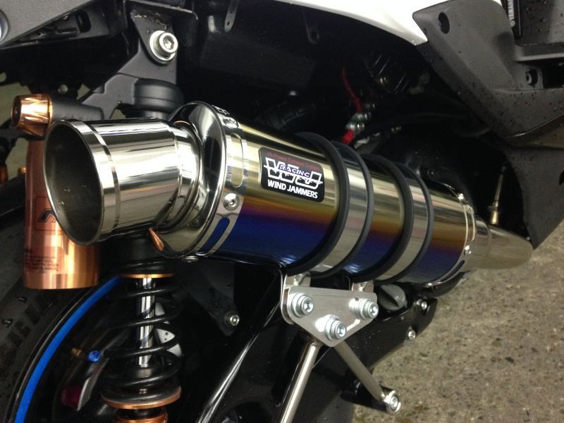 ヤマハ シグナスX WINDJAMMERS:ウインドジャマーズ マフラー 口コミ