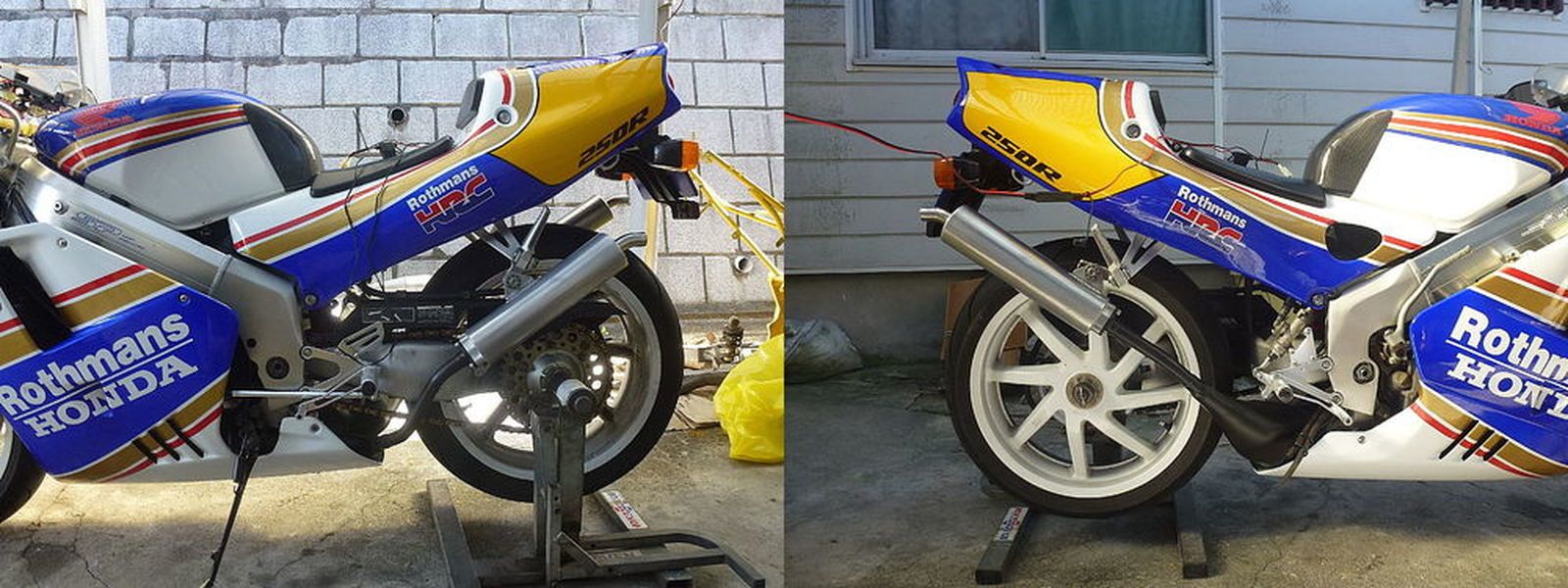 HONDA NSR250SP「NSRにドッグファイトチャンバー取付けました