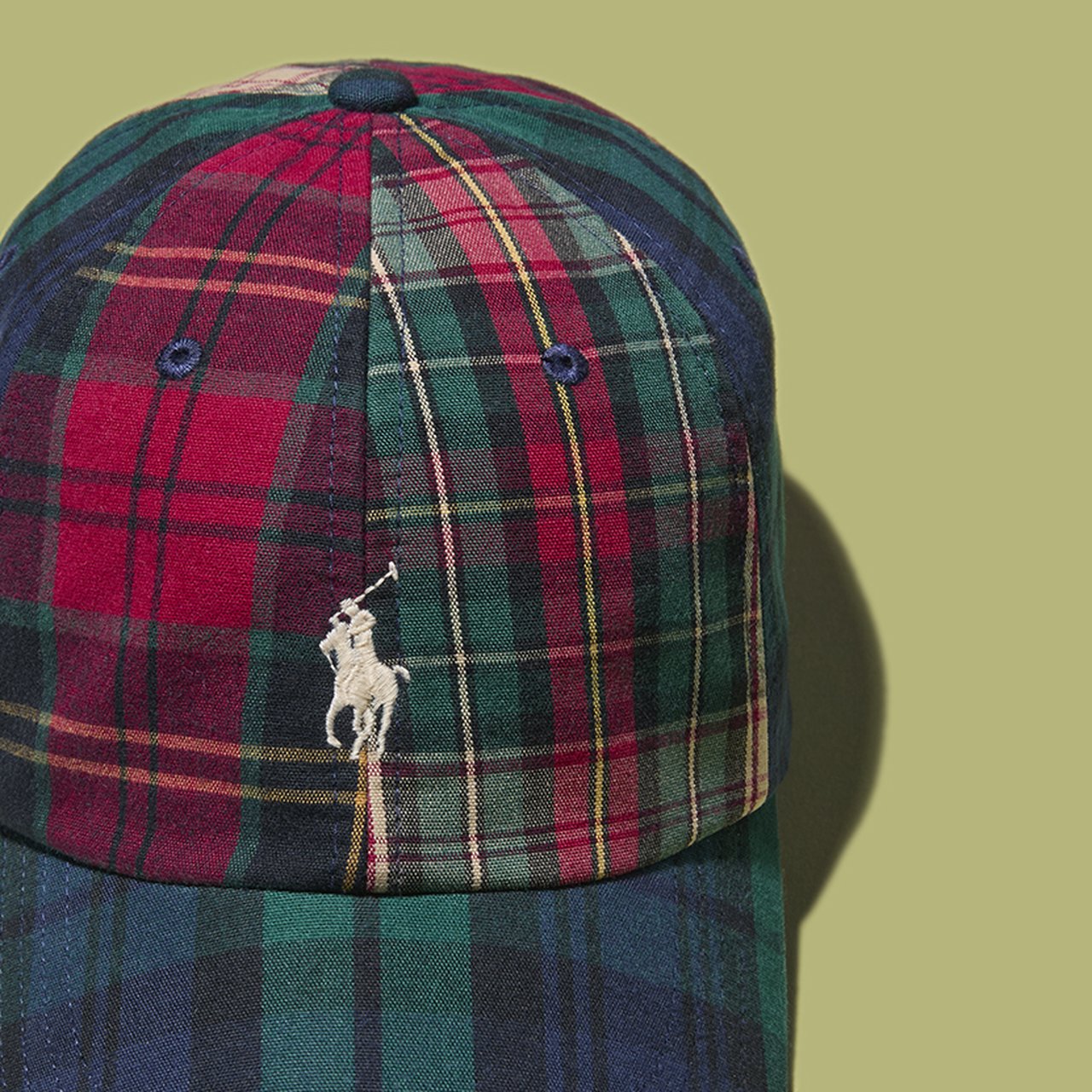 ポロ ラルフ ローレン】ブラックウォッチのマフラー、ポロベアのニット