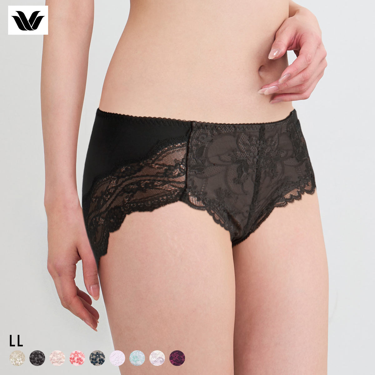 ワコール ナチュラルメイクブラ ショーツ LL ハイレッグ はきこみ