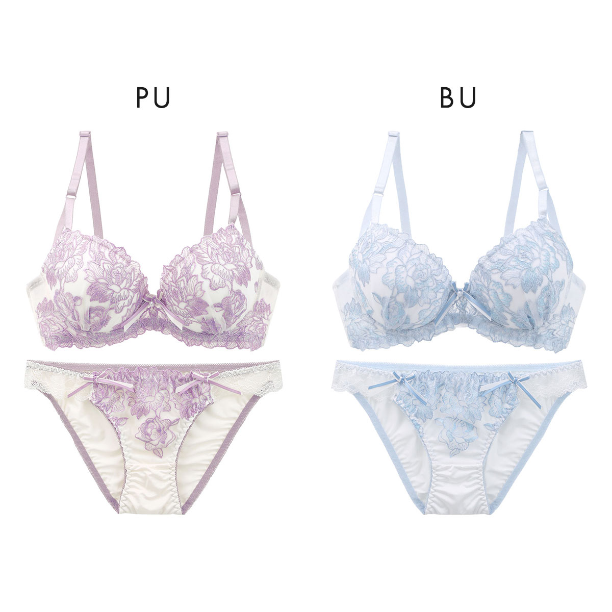 サンエイ 脇高 エレノアフラワー ブラセット ABCD 脇肉 はみ肉すっきり