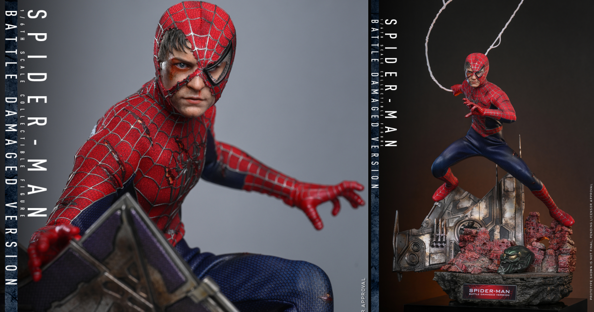ホットトイズ『スパイダーマン』より「スパイダーマン バトルダメージ