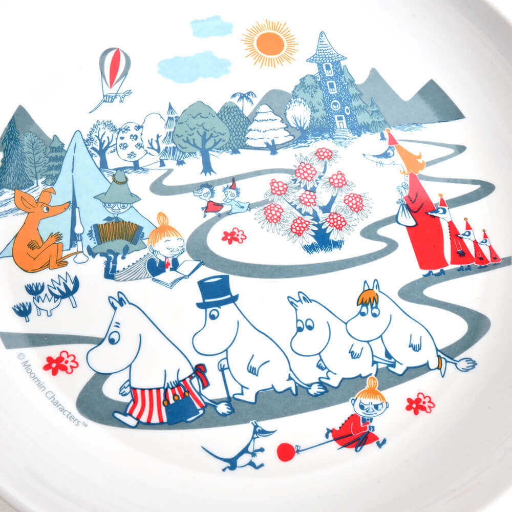 メラミンギフト3点セットムーミンバレー (メラミンギフト3テンセット