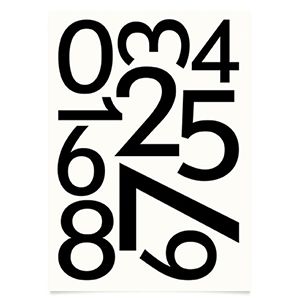 Kortkartellet（コートカルテレット）ポスター A5（15x21）ブラック