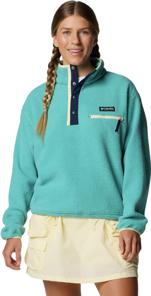 Columbia Helvetia II Cropped Half Snap Fleece Pullover - Women's