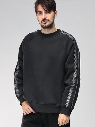 Maison Kitsune (メゾン キツネ) 裏起毛 フォックス刺繍 クルーネック