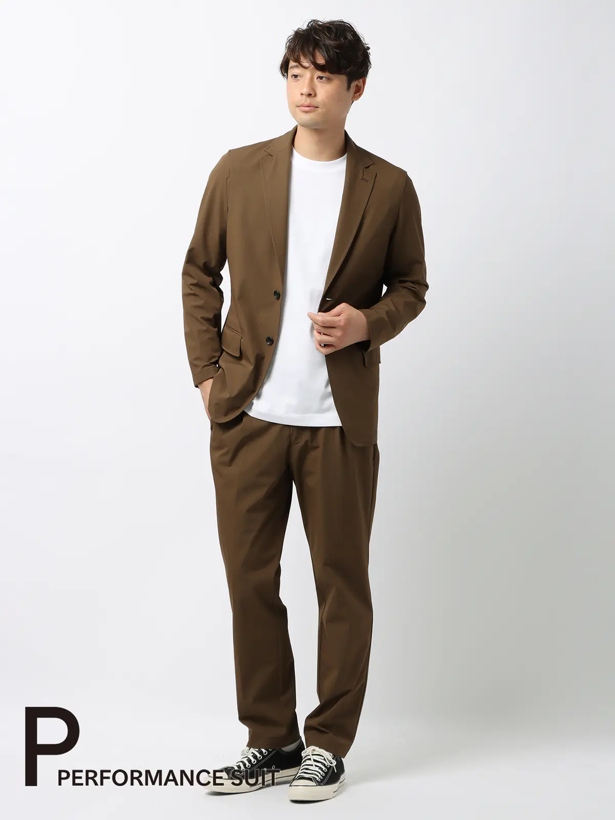 WEB限定／PERFORMANCE SUIT／ジャケット＆パンツ＆ロンTセットアップ