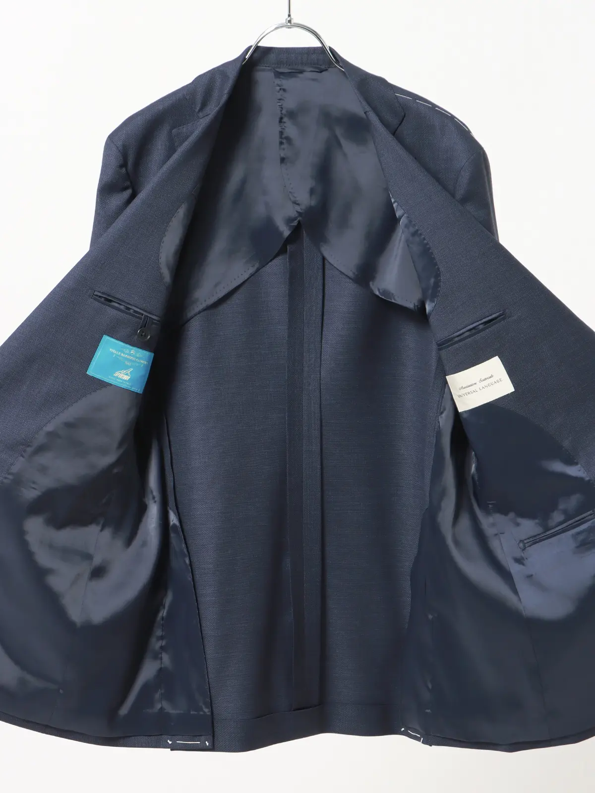 スーツ／2つボタン／CANONICO／SUPERSONIC／マイクロパターン／CH22