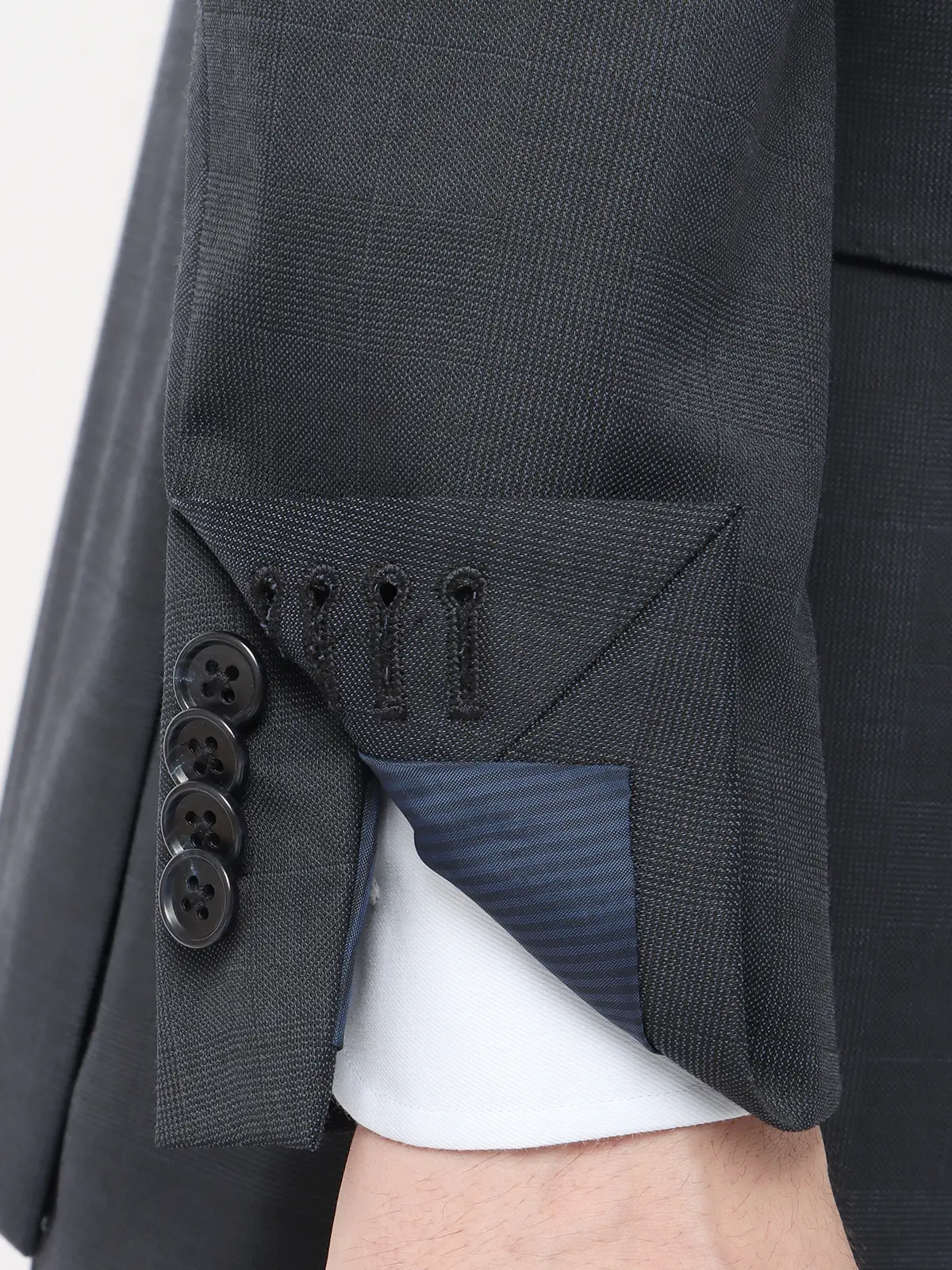 WEB限定／スーツ／ツーパンツ／2つボタン／グレンチェック／CH22