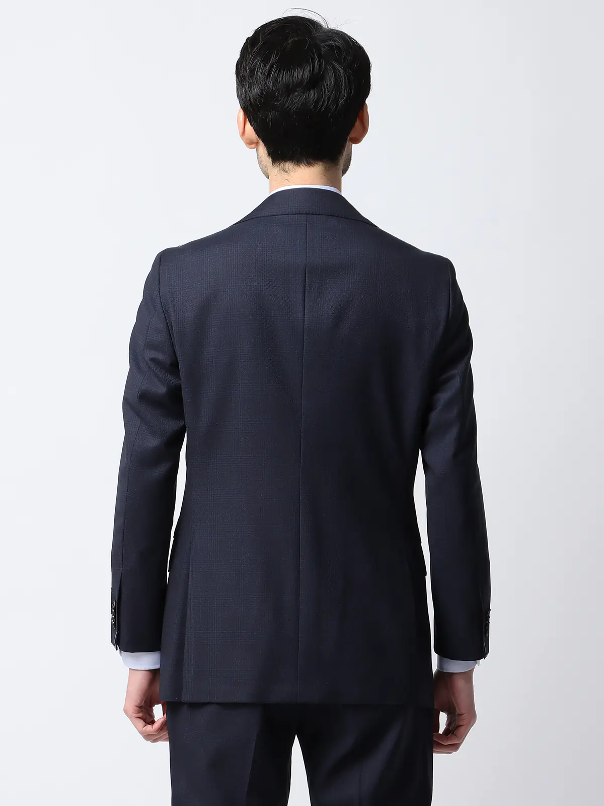 スーツ／3つボタン／CANONICO／SUPER110's／HAND MADE／グレンチェック