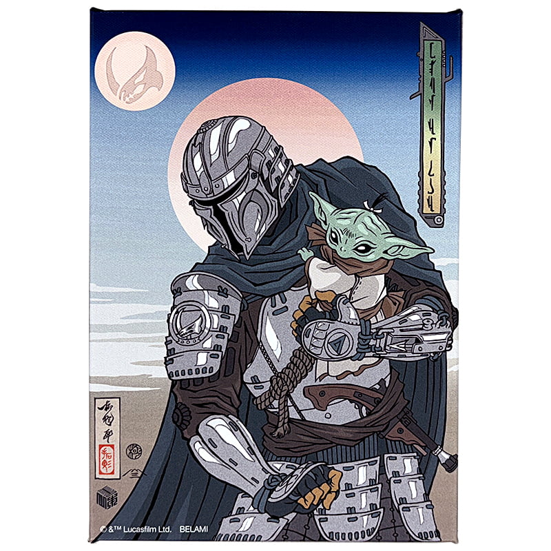 スター・ウォーズ 浮世絵ファブリックボード「マンダロリアン CLAN OF