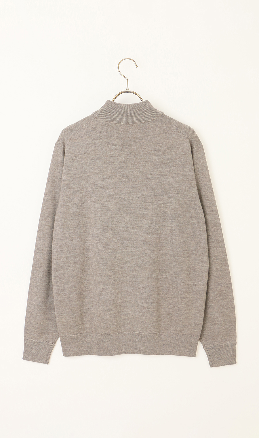 モックネックニット《撚り杢ウール100%》 (MOKN4101-41) | MORLES