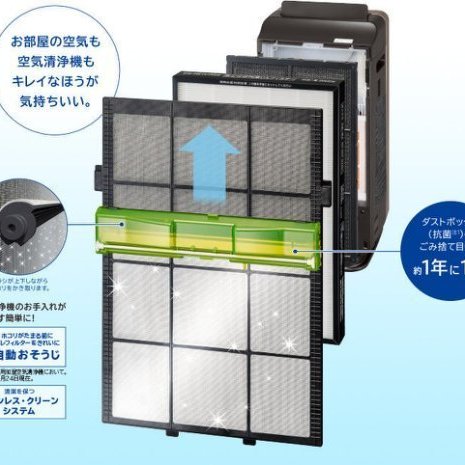 清新樂活~日本直送附中文說明Hitachi日立EP-NVG90 20坪自動掃除加濕