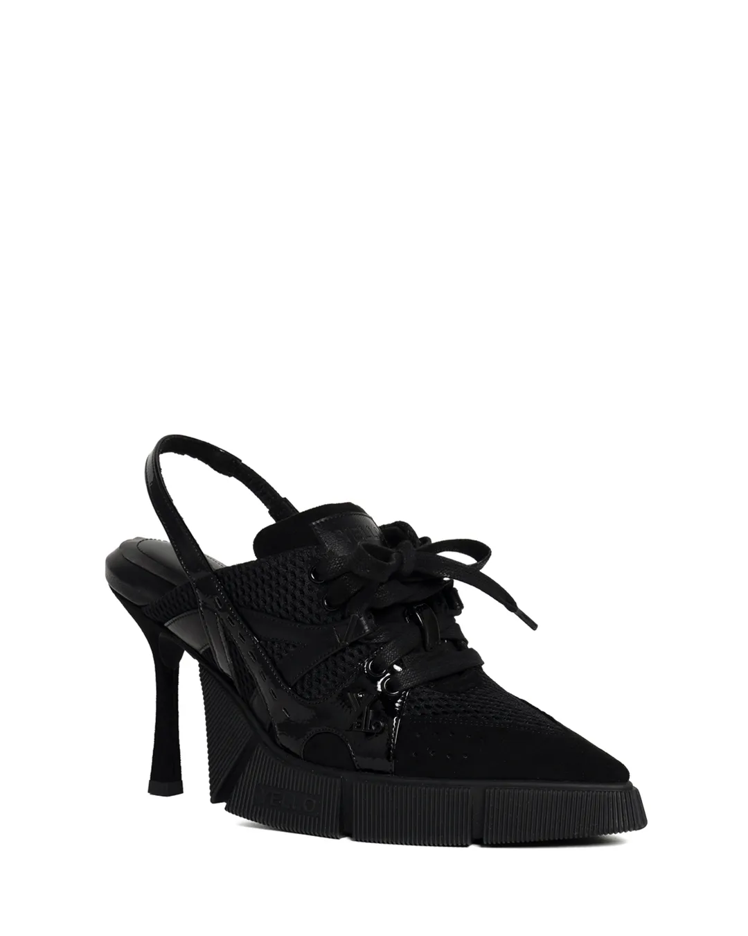 YELLO / JET BLACK SNEAKER MULES