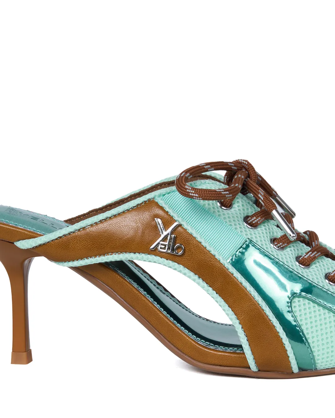 YELLO / CARAMEL MINT SNEAKER MULES