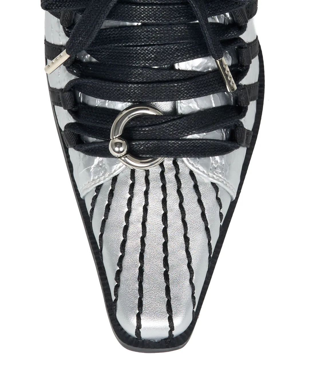 YELLO / STEEL SNEAKER MULES