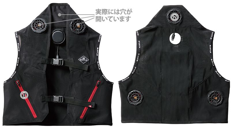 バートル IC101S [春夏用]アイスクラフト(ぺルチェ) ベストのフル