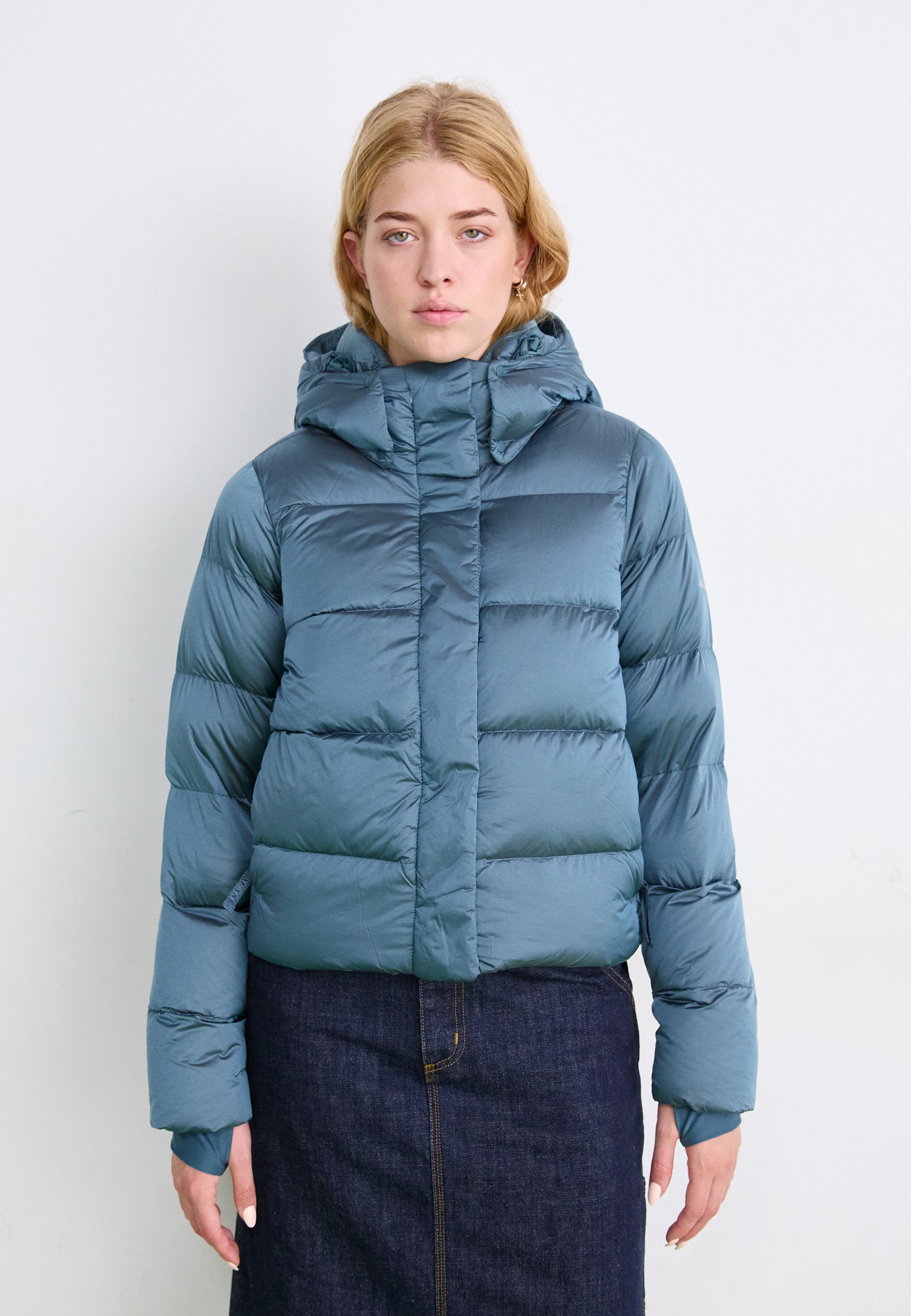 Columbia AMAZE PUFF HOODED JACKET - Down jacket - everblue high