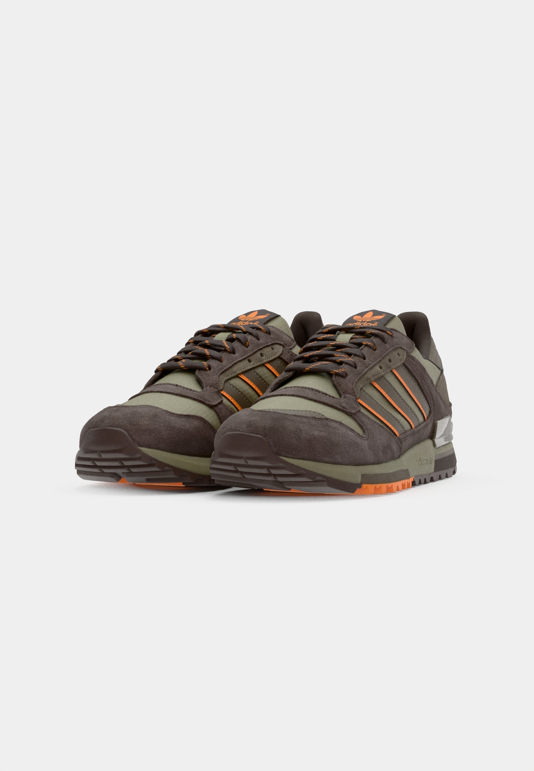 adidas Originals ZX 600 UNISEX - Sneakers low - dark brown/orbit