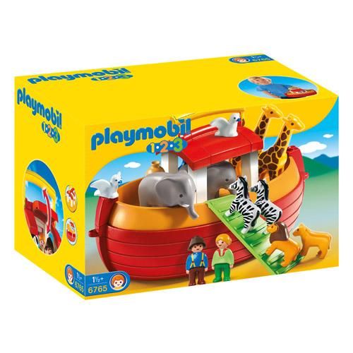 PLAYMOBIL プレイモービル］1.2.3 ノアの箱舟 - 木のおもちゃ 赤ちゃん