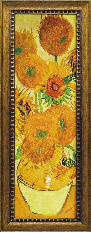 名画》ミュージアム シリーズ LLサイズ ゴッホ「ひまわり」 - 絵画や