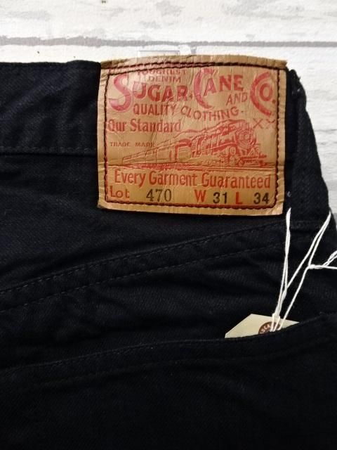 シュガーケーン 13oz.BLACK DENIM TYPE-Ⅲ（SLIM FIT) SC41470 411