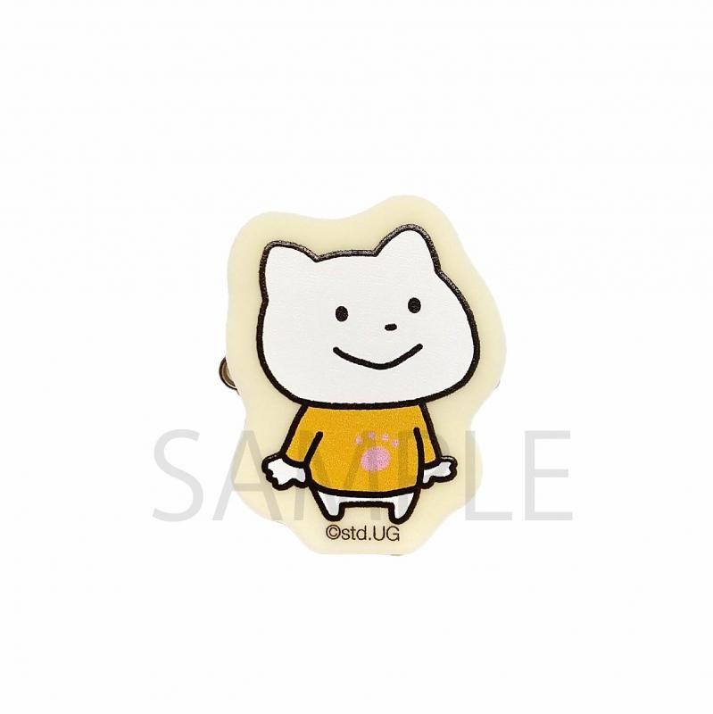 にしむらゆうじ アクリルバッジ さえないこねこ - FEWMANY ONLINE SHOP